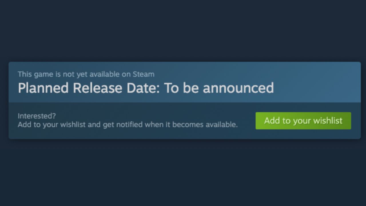 "Add to your wishlist" widget on Steam