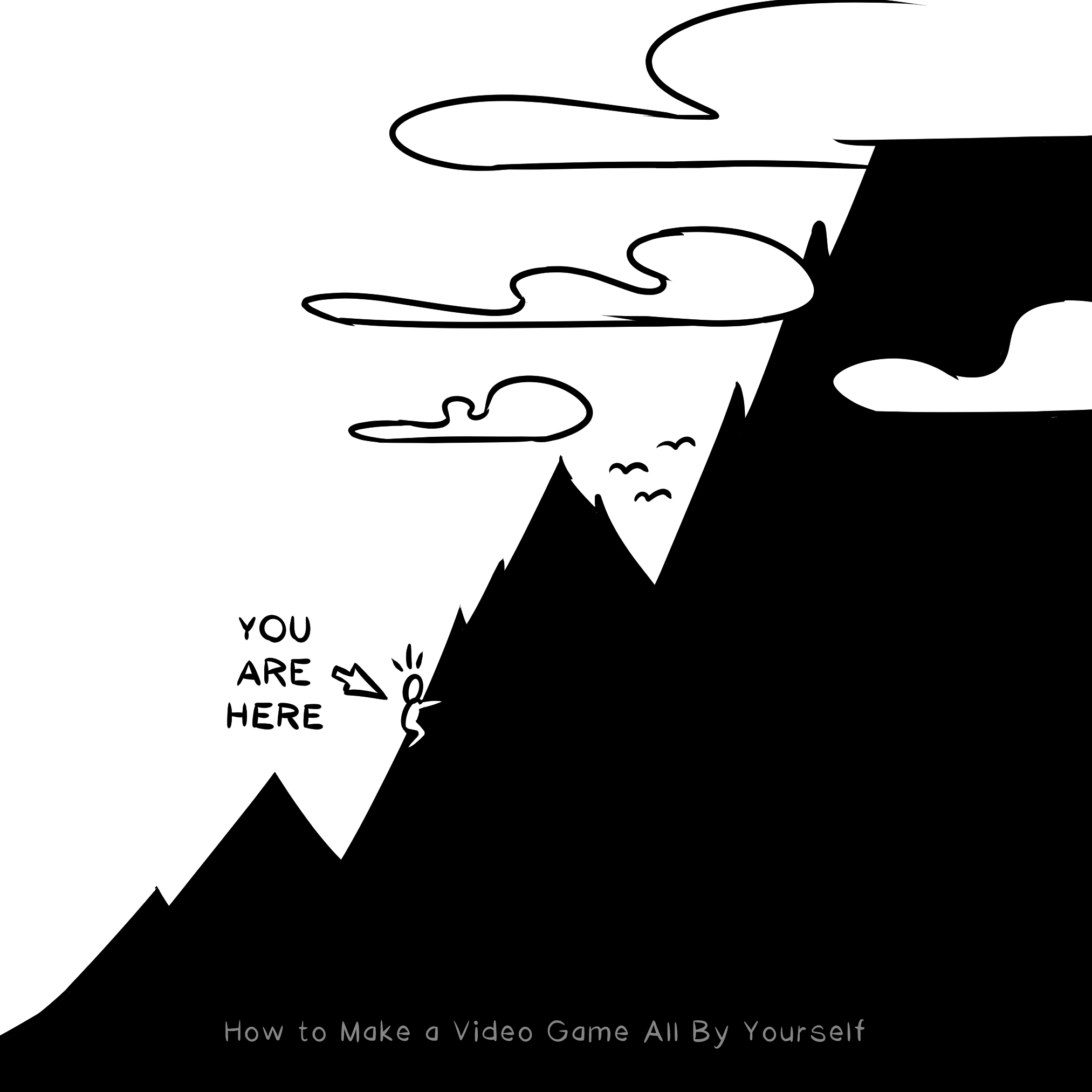 Climbing game dev mountian