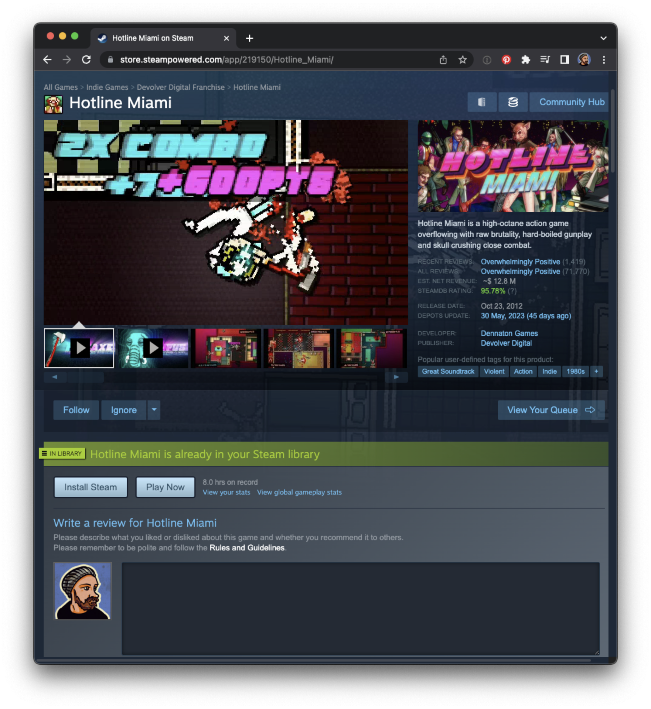 Hotline Miami on Steam