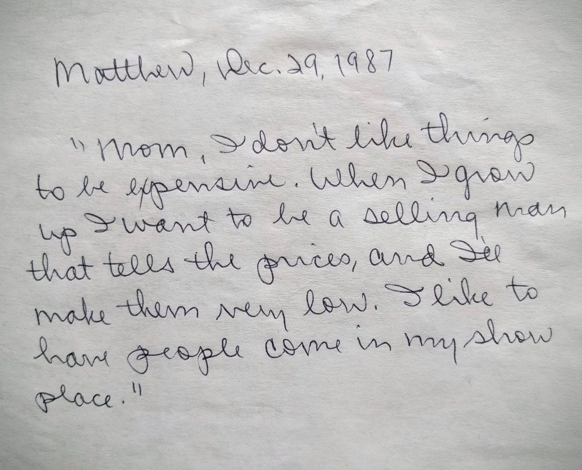 lol: Matthen, lec. 29.1987 1 don't like the op to be euP 1. When gron to he Q selling Man that tells the prices, and Sel make them i low. Slike to M lear geople come 12 mu show place. lI