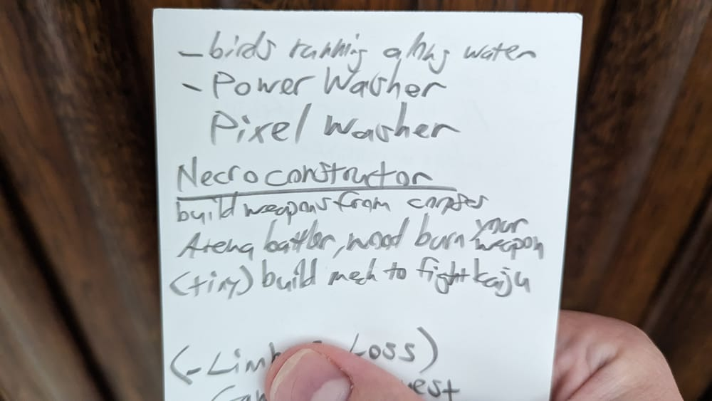 Pixel Washer / Aqua Notes!