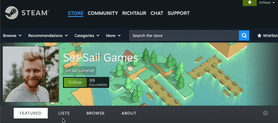 Set Sail Games on Steam