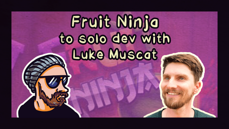 Fruit Ninja to solo dev with Luke Muscat (also pictured: Matt Hackett)