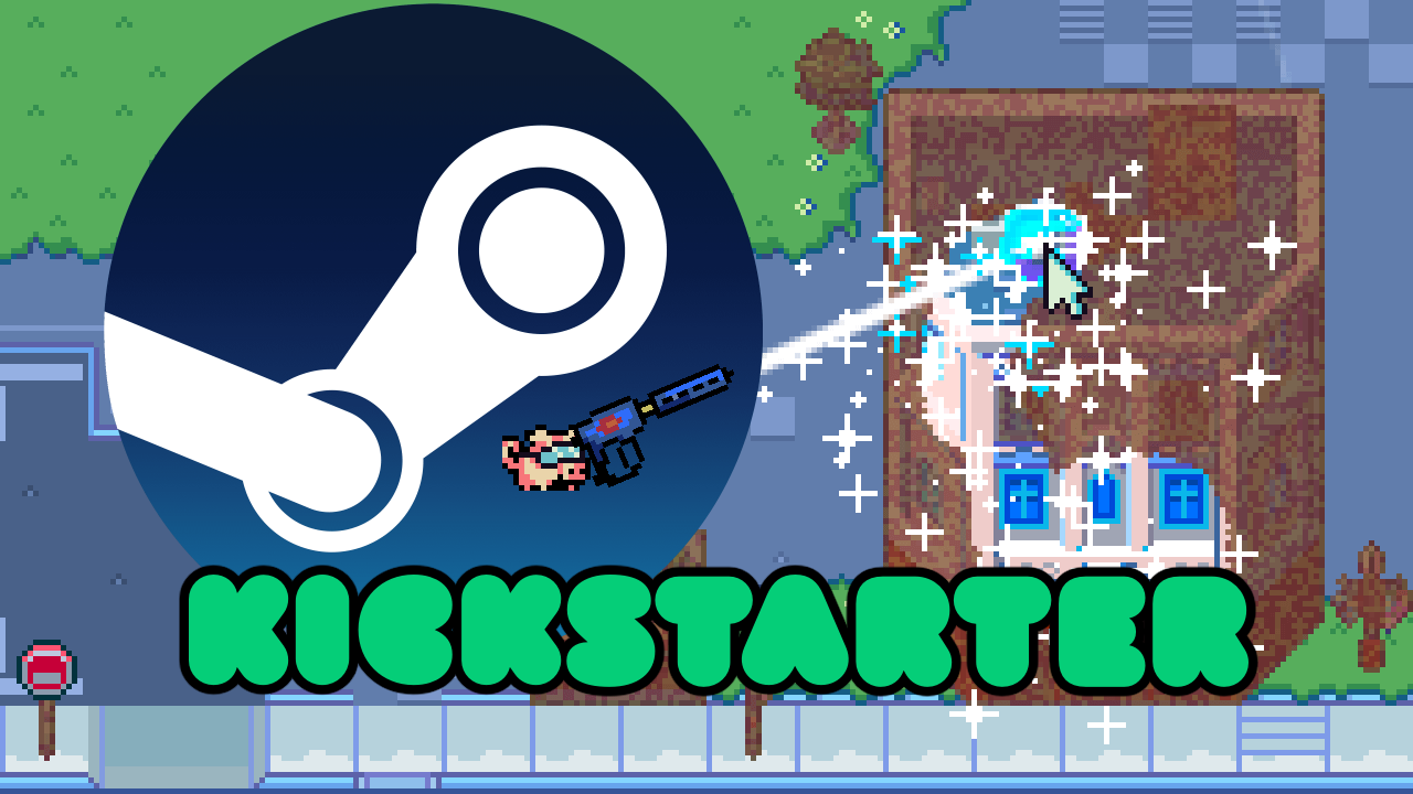 Steam, Kickstarter, and Pixel Washer